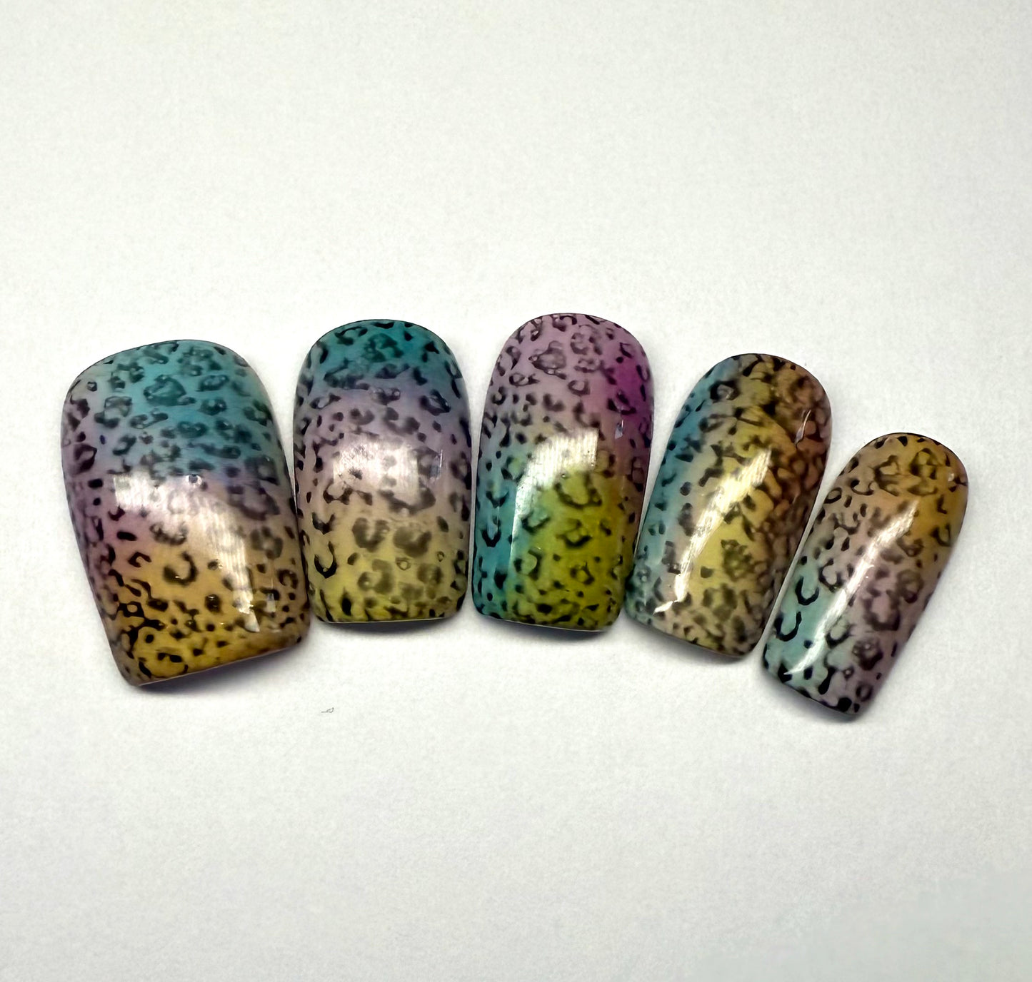 Rainbow Leopard Print