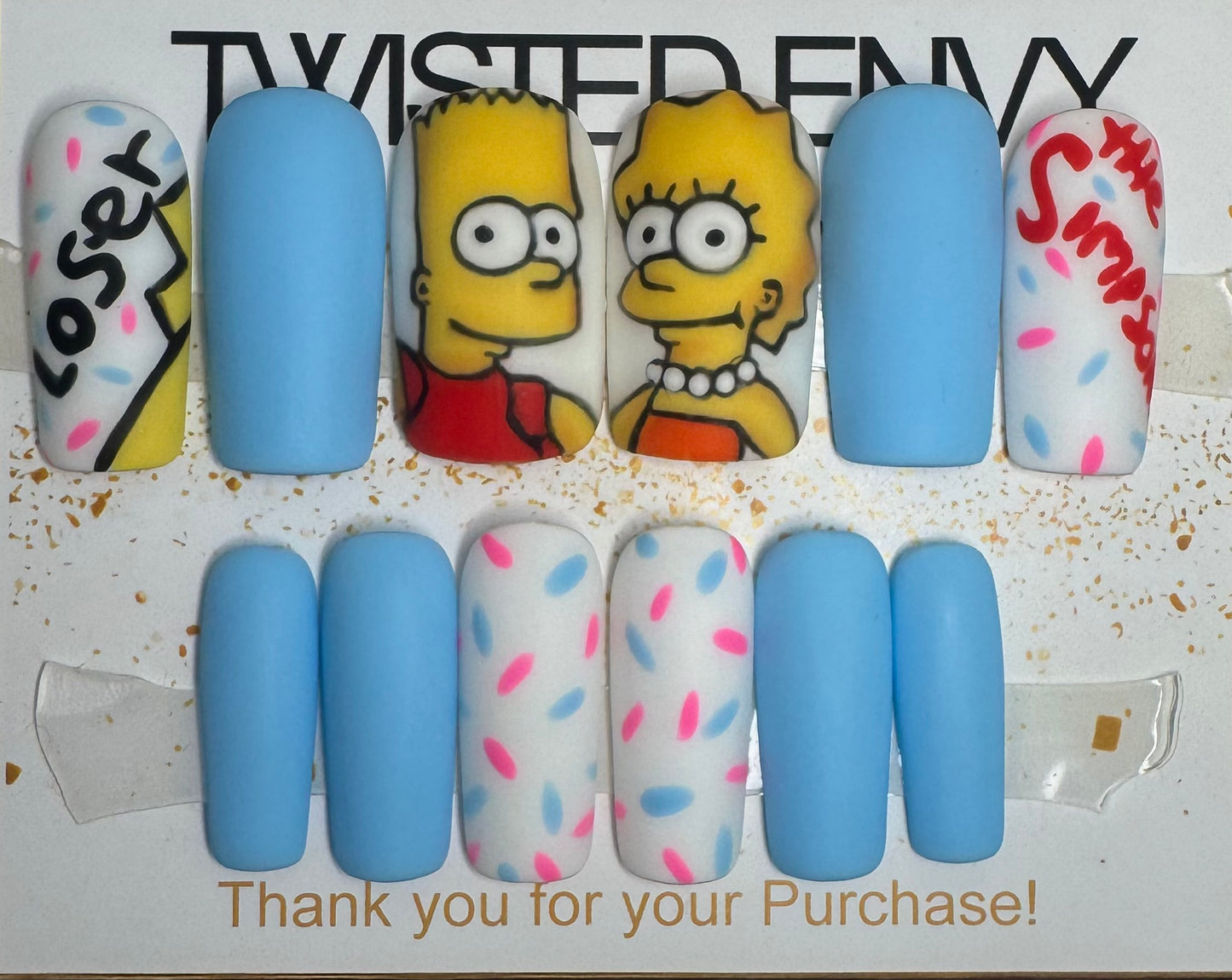 Bart and Lisa Simpson