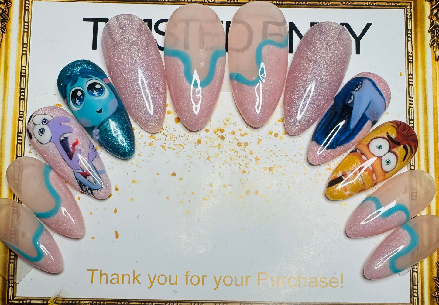 Inside out glitter