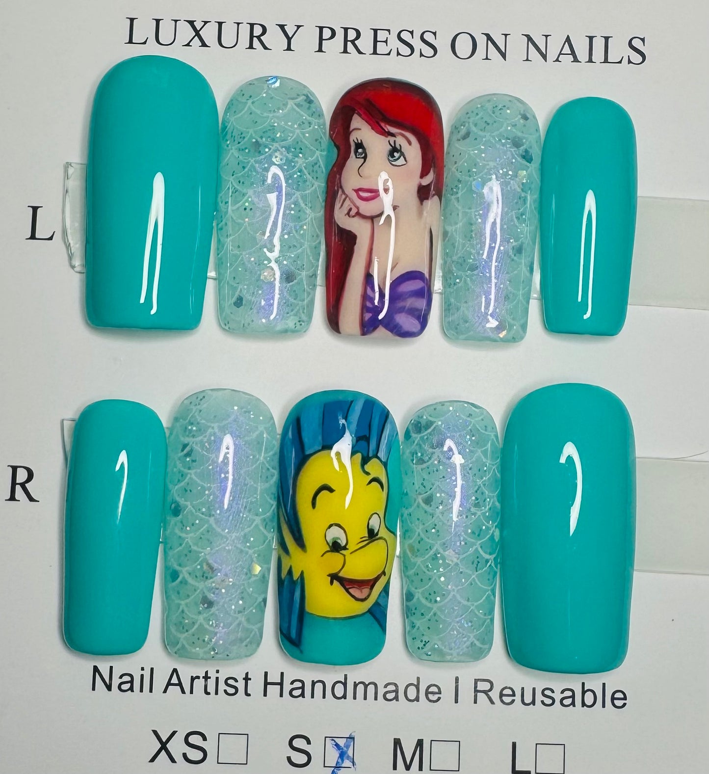 Ariel and flounder