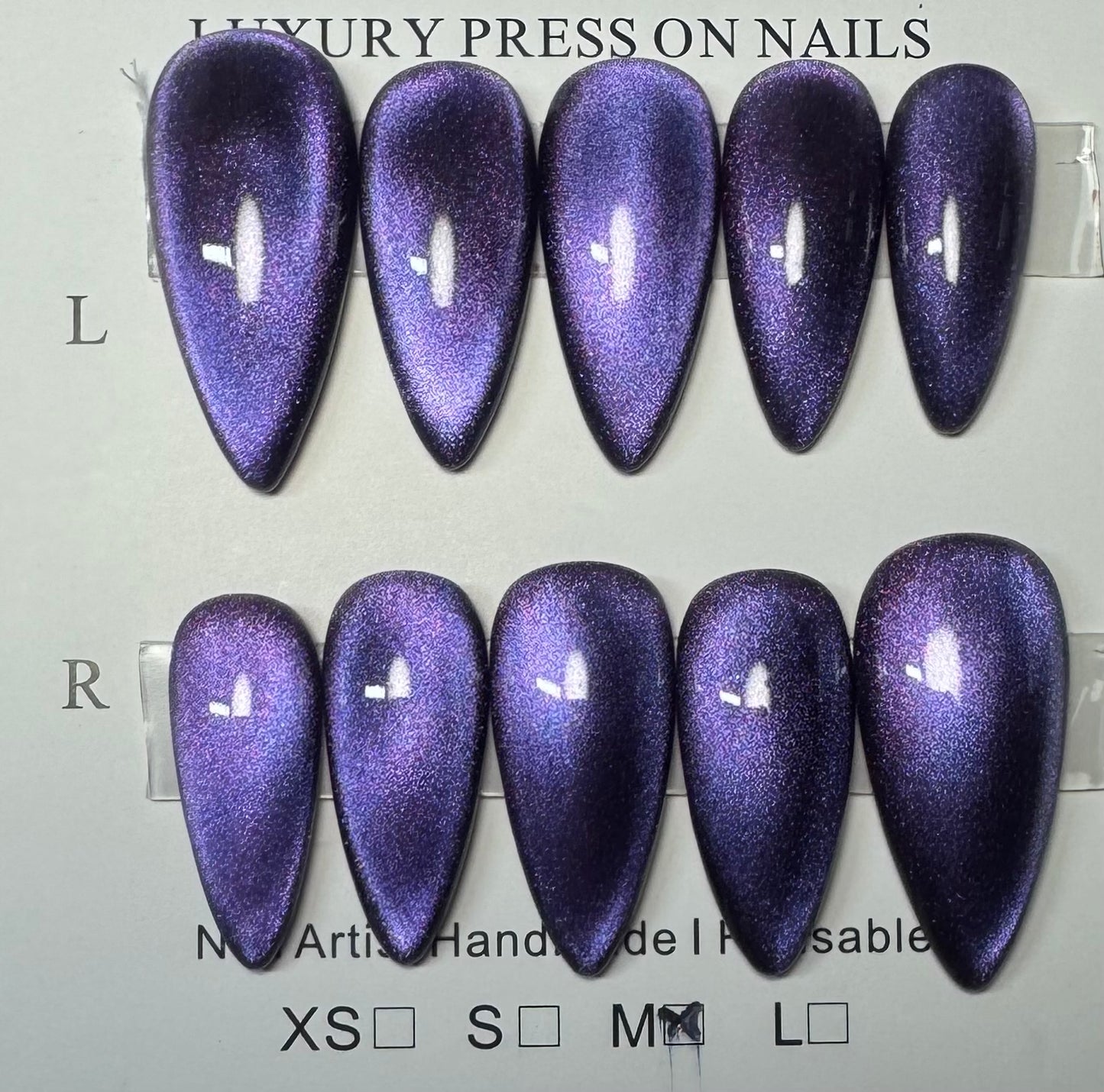 Purple Cat eye
