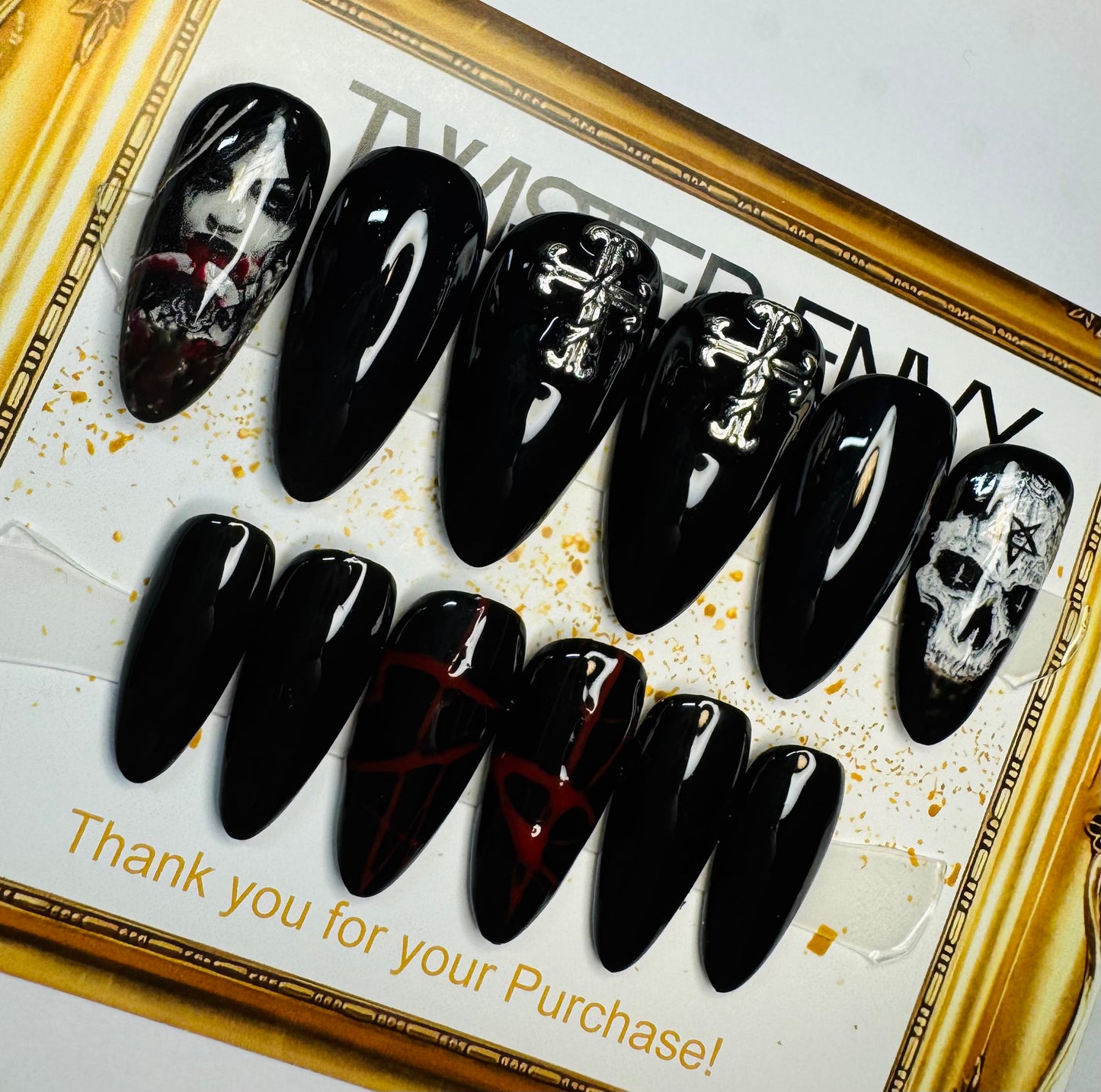 Gothic Black Skull