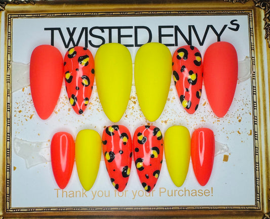 Neon Leopard print